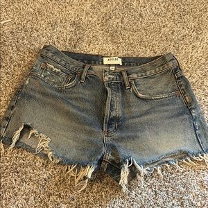 Agolde Medium Wash Denim Short Size 28
